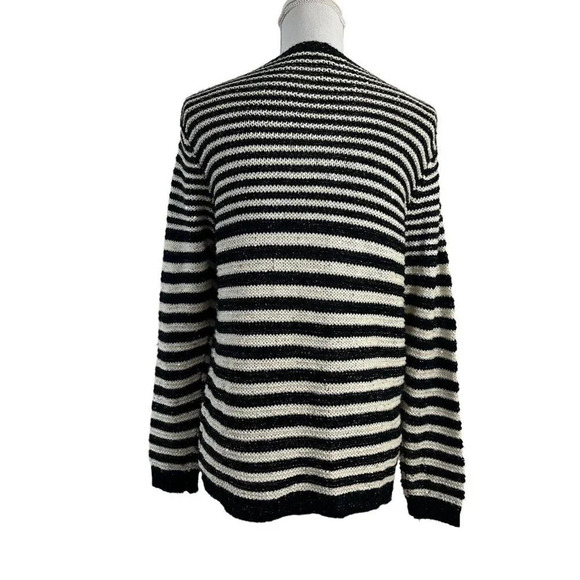 Another Story NYC Studio Shrug Cardigan Sweater Large Black and White Sequin - Picture 3 of 9